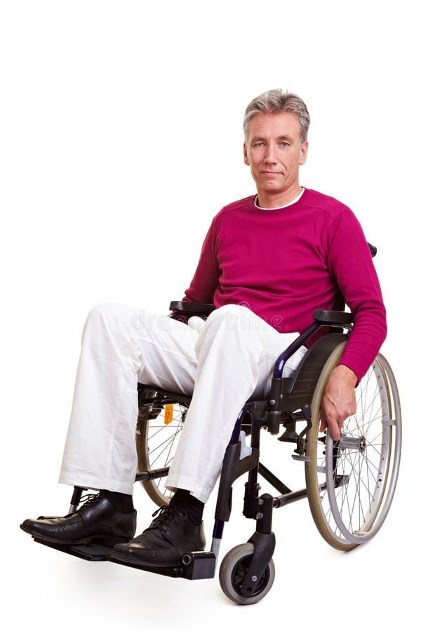 Senior Man Sitting In Wheelchair Stock Image Image of elderly