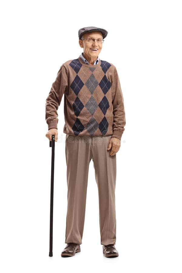 elderly man standing