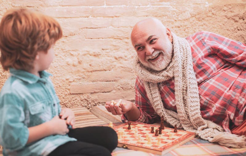 Senior Man Thinking about His Next Move in a Game of Chess Stock Photo -  Image of king, checkmate: 64993646