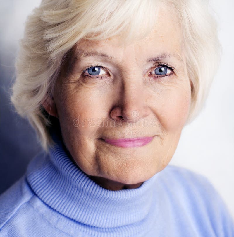 Senior woman portrait