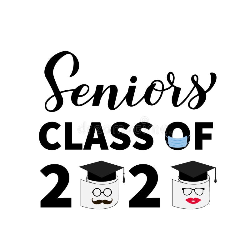 Class of 2020 Vinyl Sticker Quarantined Senior Class Graduation Party Gift Memory Funny Emoji Mask Social Distancing Toilet Paper Decal Laptop Computer Phone Window Wall Decoration 