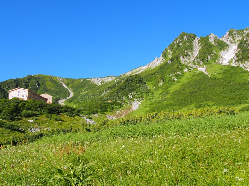 Senjojiki Cirque at the Mount Kisokoma in Nagano, Japan