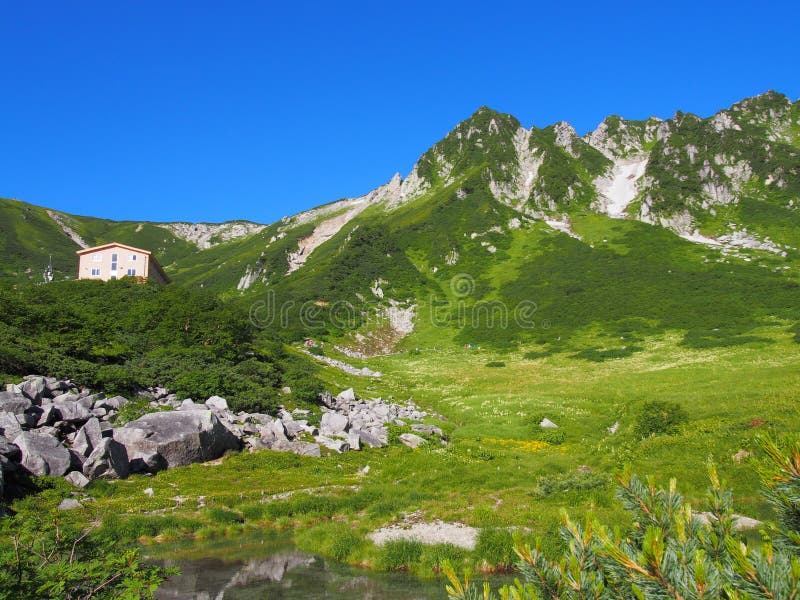 Senjojiki Cirque at the Mount Kisokoma in Nagano, Japan