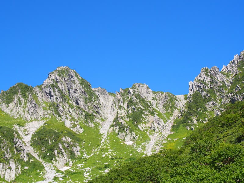 Senjojiki Cirque at the Mount Kisokoma in Nagano, Japan