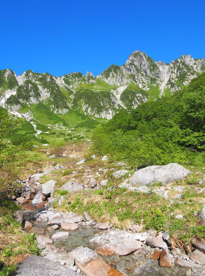 Senjojiki Cirque at the Mount Kisokoma in Nagano, Japan