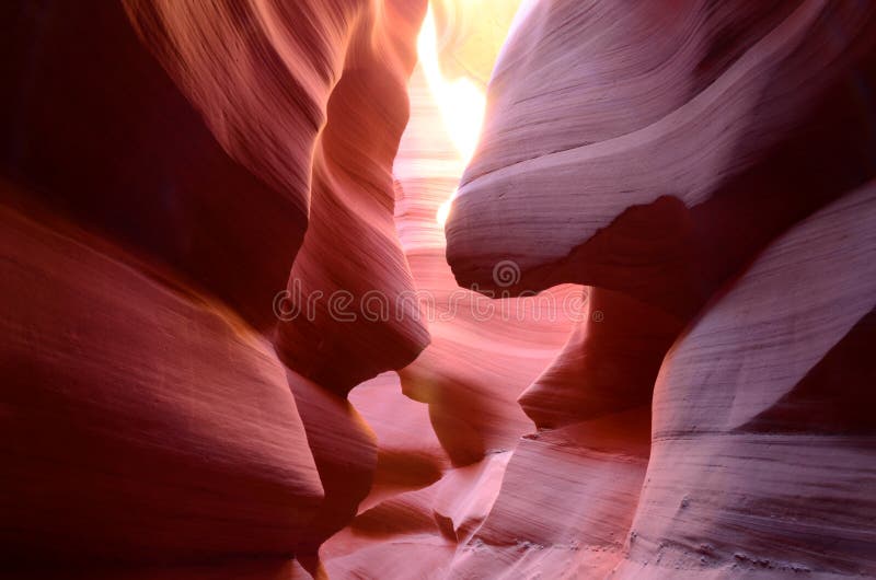 Senken Sie Antilopen-Schlucht in der Seite, Arizona, US lizenzfreies stockbild Senken Sie Antilopen-Schlucht in der Seite, Arizona, US lizenzfreies stockbild