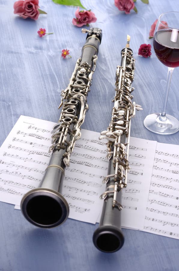 Sensibilità Di Estate Del Clarinetto E Dell Oboe Fotografia Stock Immagine Di Meccanici