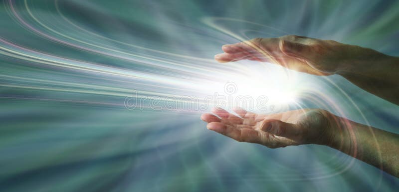 Sensing Supernatural Energy royalty free stock photography Sensing Supernatural Energy royalty free stock photography