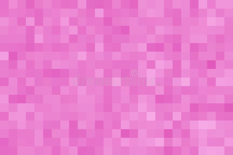 Sensitive information background: close up of digital matrix of pink pixels stock illustration
