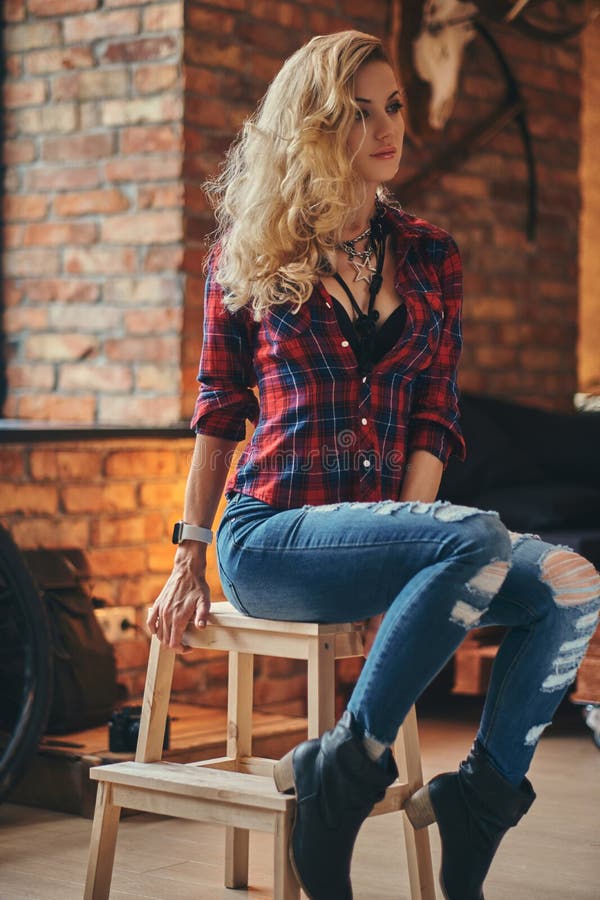 Blonde Hipster Teen