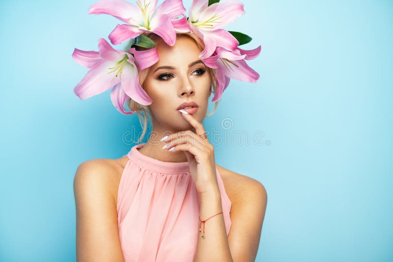 Sensuele blondevrouw royalty-vrije stock fotografie