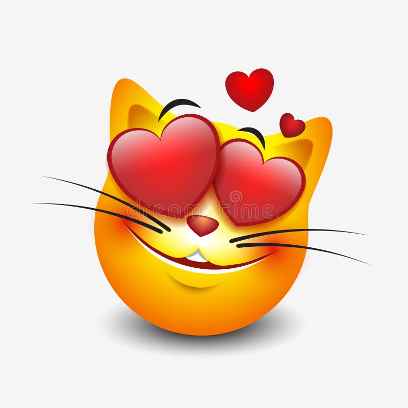 Sentiment Mignon Dans L Emoticone De Chat D Amour D Isolement Sur Le Fond Blanc Dirigez L Illustration Illustration De Vecteur Illustration Du Caractere Grimace Sentiment Mignon Dans L Emoticone De Chat D Amour D Isolement Sur Le Fond Blanc Dirigez L Illustration Illustration De Vecteur Illustration Du Caractere Grimace