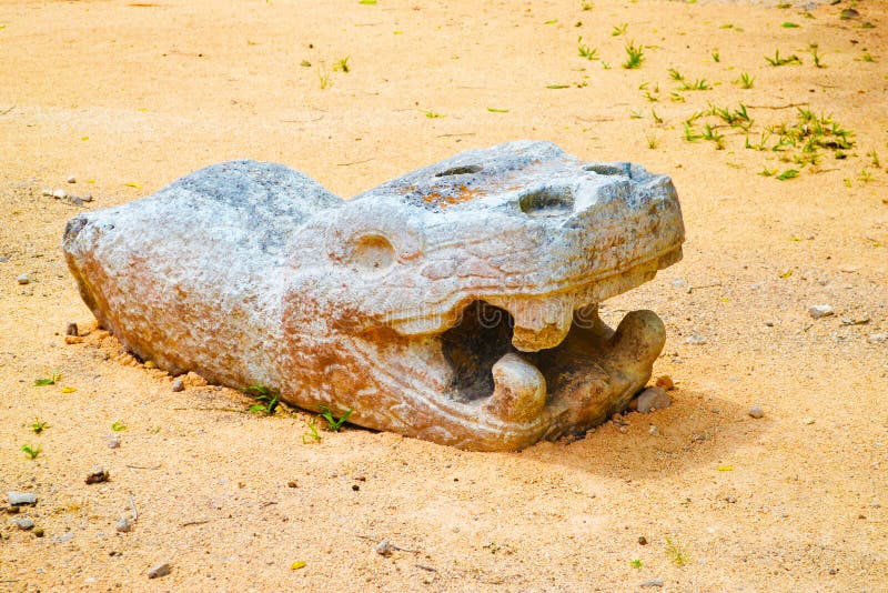 Sentinel, Chichen Itza, Mexican Artifacts Stock Photo Image of sand