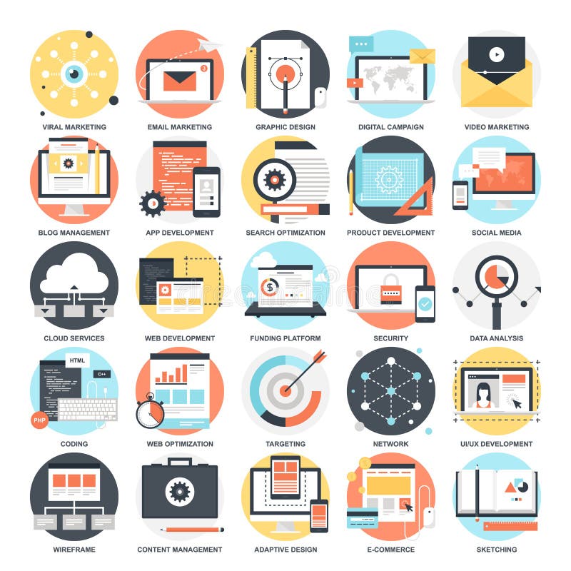 SEO and Development royalty free illustration SEO and Development royalty free illustration