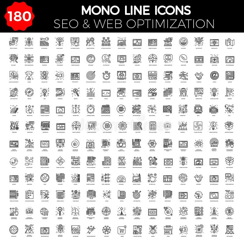 Graphic Design Line Icon Set Stock Illustration - Download Image