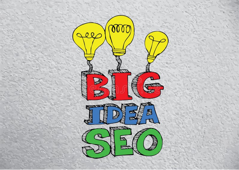 Seo Idea SEO Search Engine Optimization royalty-vrije illustratie