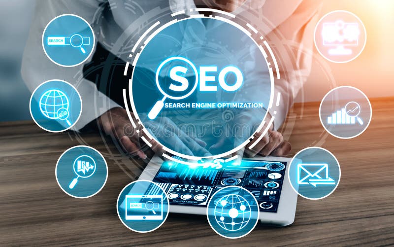 SEO Search Engine Optimization Business Concept Stock Photo - Image of management, social: 197831862