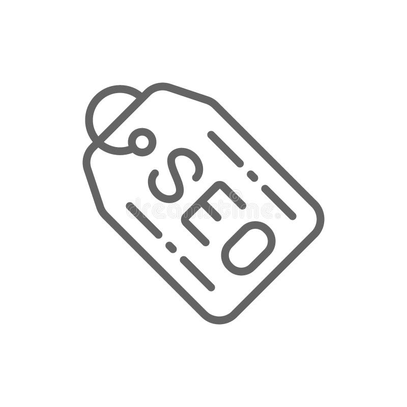 Seo-Umbau, bietend f?r Kunden, Aufkleberlinie Ikone an vektor abbildung Seo-Umbau, bietend f?r Kunden, Aufkleberlinie Ikone an vektor abbildung
