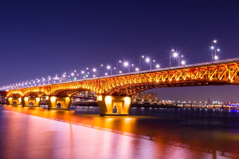  Seongsu bridge  in korea stock photo Image of bridge  