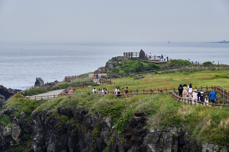 Seopjikoji-Kap in Jeju-Insel, Korea stockfoto Seopjikoji-Kap in Jeju-Insel, Korea stockfoto