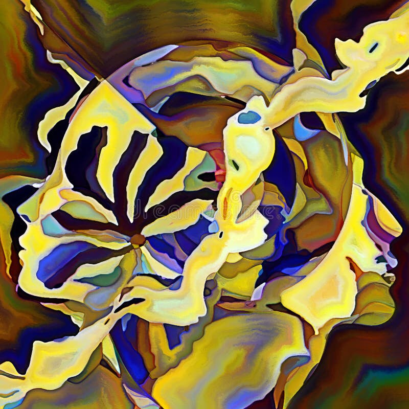 Separation Through Us stock illustration