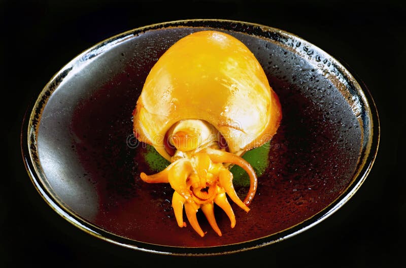 Seppia cucinata fresca fotografia stock