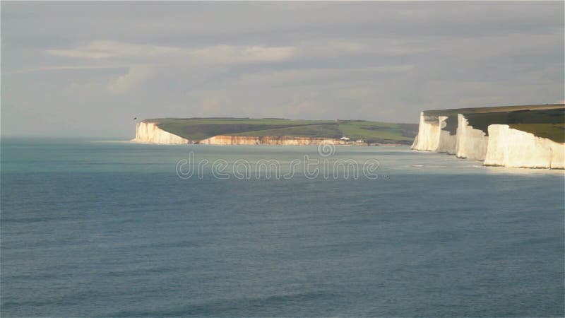 Sept falaises de soeurs dans le Sussex est