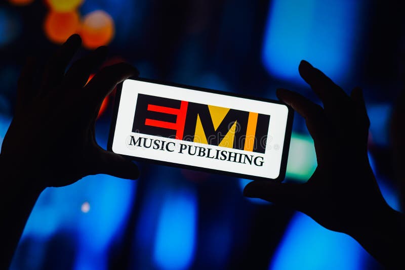 September 6, 2022, Brazil. In this photo illustration, the EMI Music Publishing logo is displayed on a smartphone screen