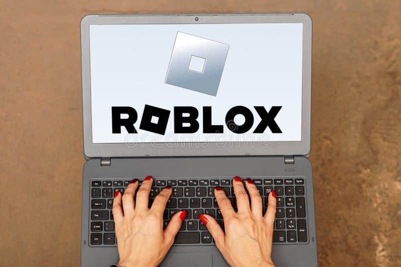 Roblox Notebook Screen Sao Paulo Brazil Stock Photo 1831442581