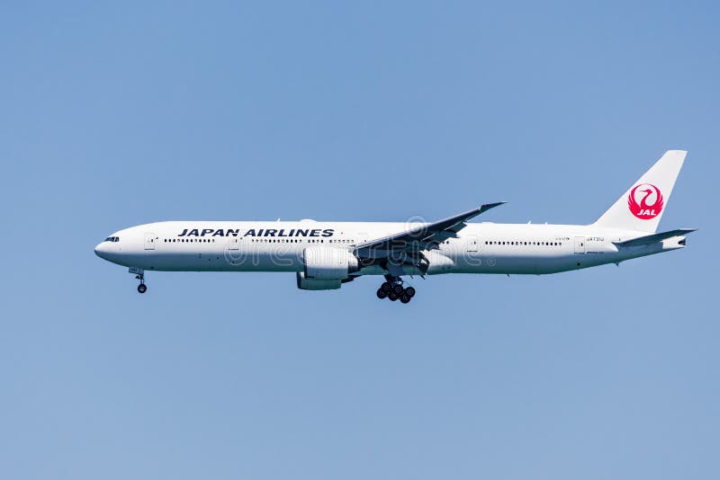 United Airlines Boeing 777 Landing San Francisco Stock Photos Free