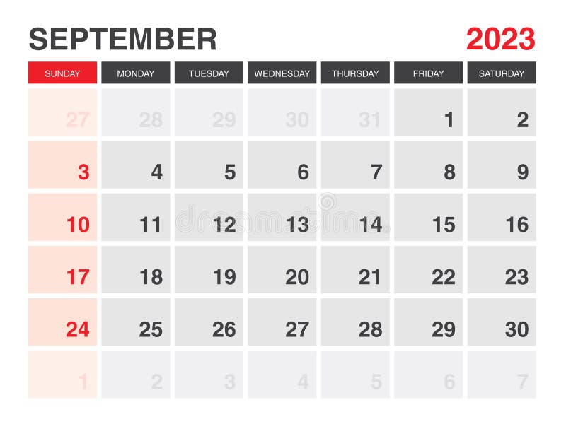 September 2023 Calendar Printable, Calendar 2023, Planner 2023 Design