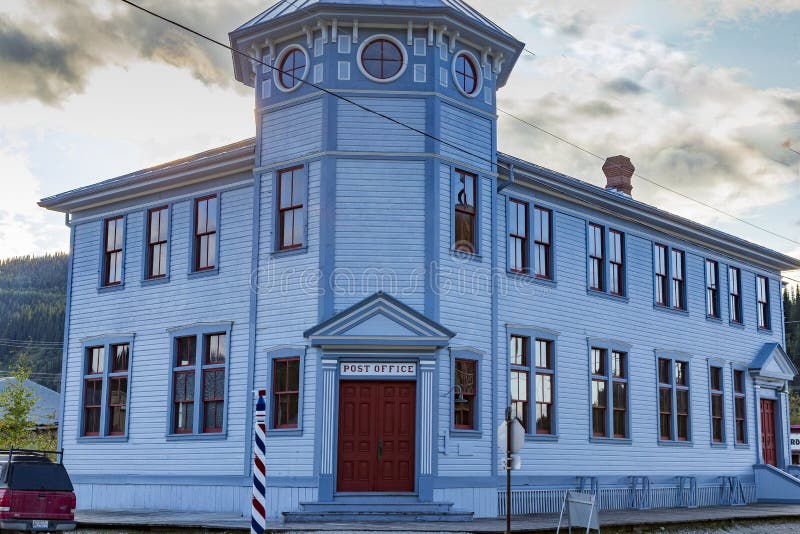 A Scandia House Bed And Breakfast Yukon Canada September 15 2018 Dawson Canada. Old House in Dawson Yukon Canada