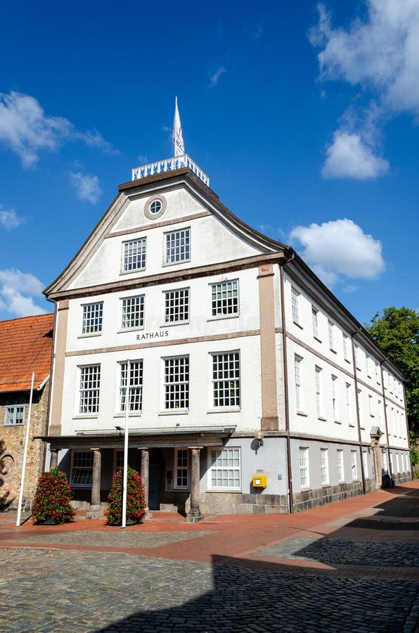 September 2021 Rathaus Von Schleswig Redaktionelles Foto Bild von