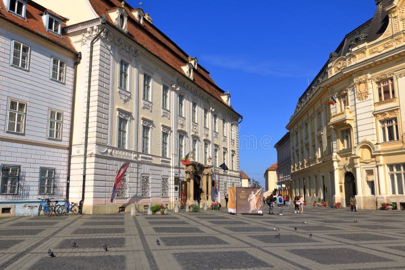 Sibiu (hermannstadt) Large Market Stock Photo, Picture and Royalty