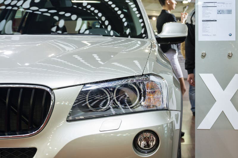 BMW X3 xDrive20d. SERBIA, BELGRADE - MARCH 25: BMW X3 xDrive20d at Belgrade 51st International Car Show running from March 22 - 31, 2013 in Belgrade, Serbia stock photo BMW X3 xDrive20d. SERBIA, BELGRADE - MARCH 25: BMW X3 xDrive20d at Belgrade 51st International Car Show running from March 22 - 31, 2013 in Belgrade, Serbia stock photo