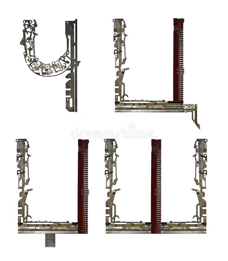 Serbisches Kyrillisches Alphabet Buchstaben A D B Lateinisches Aœ C Da A Baute Von Den Metallischen Teilen Zus Stockfoto Bild Von Zeichen Stylized