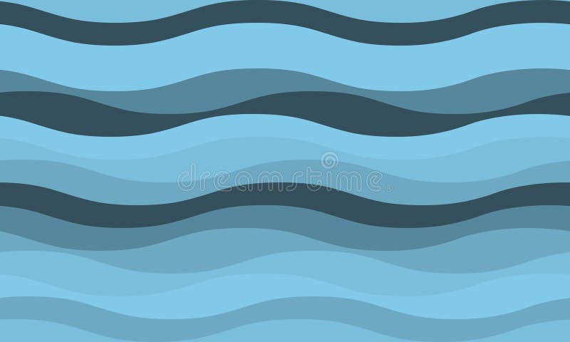 Serene abstract wave pattern in calming blues and grays. Perfect for website backgrounds, social media graphics, or textile stock illustration