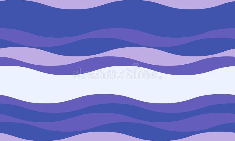Serene abstract wave pattern in calming shades of purple. Perfect for backgrounds, website headers, or social media graphics. stock illustration