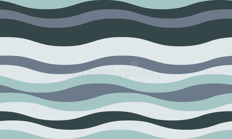 Serene abstract wavy stripes in calming teal and grey hues. Perfect for website backgrounds, textile designs, or creating a stock illustration