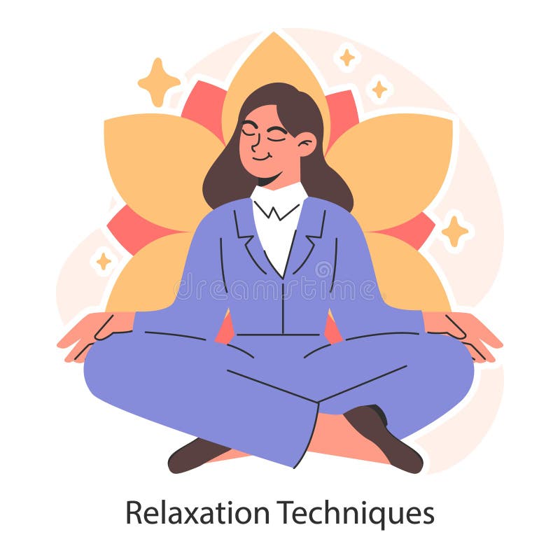 Relaxation Techniques Stock Illustrations – 2,154 Relaxation