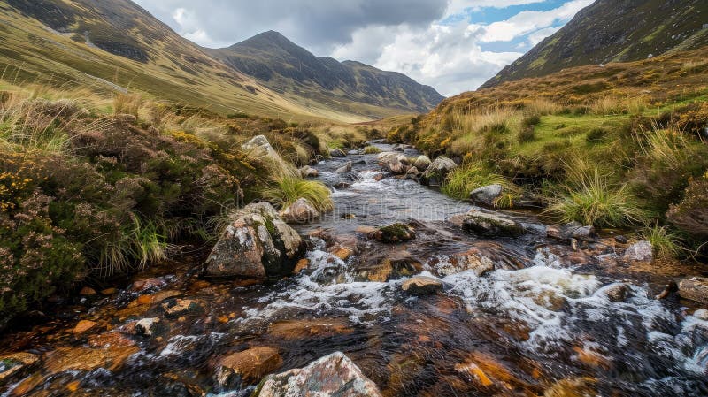 Serene Mountain Stream royalty free stock photography