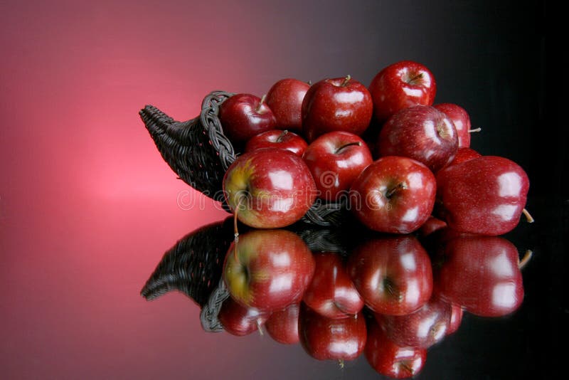 Cornucopia of abundant fruit. Cornucopia of abundant fruit