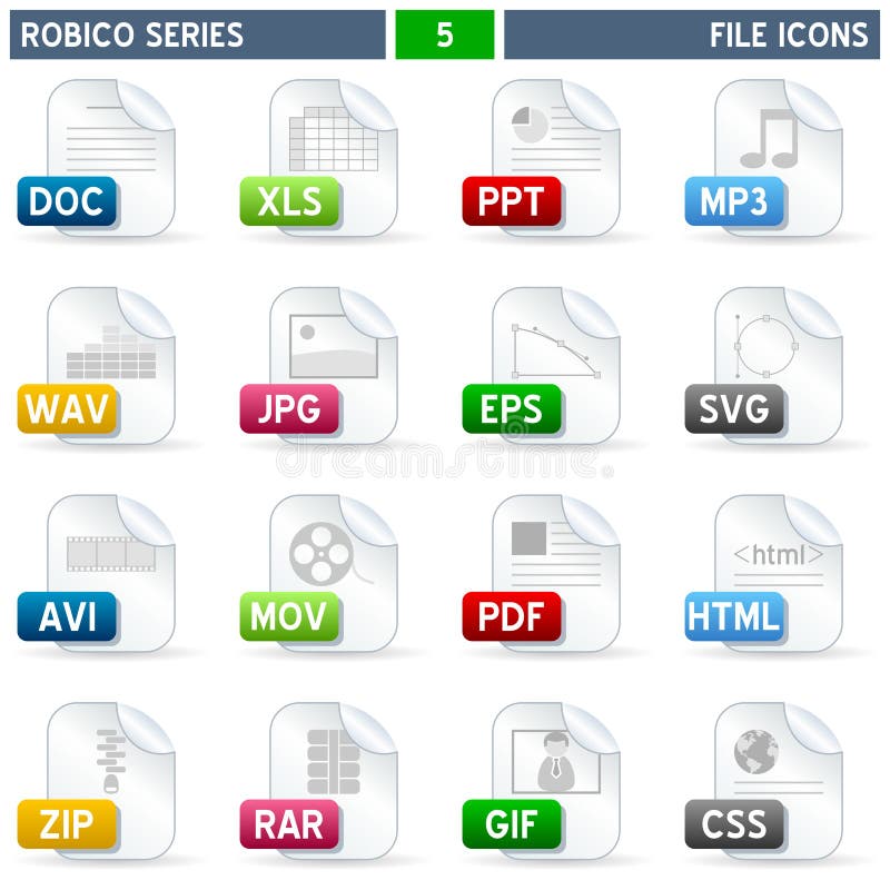 Serie de pictograme robico vector illustration