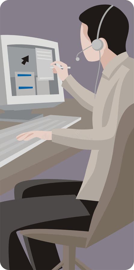 Serie dell'illustrazione di professione illustrazione vettoriale