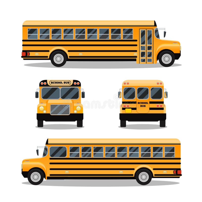 Serie dello scuolabus - 1 royalty illustrazione gratis Serie dello scuolabus - 1 royalty illustrazione gratis