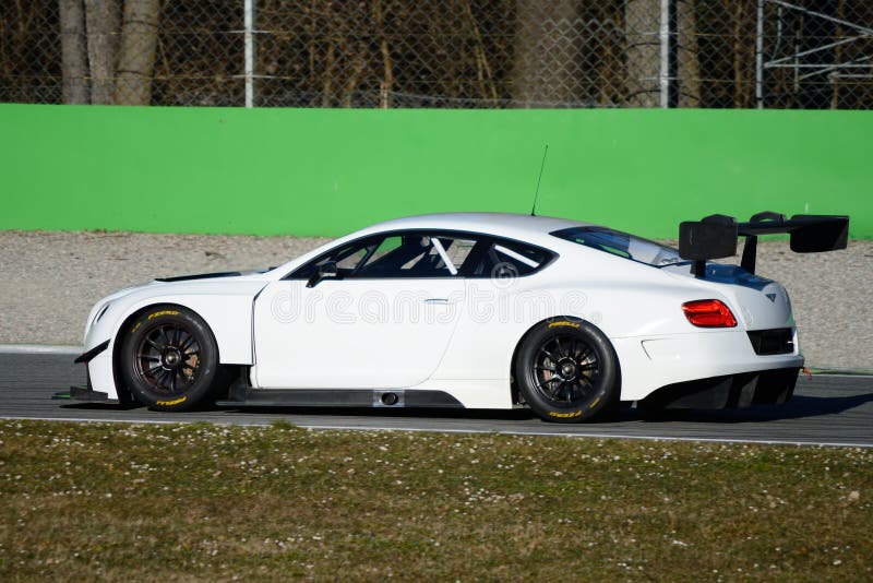Serie 2015 di Bentley Continental GT3 Blancpain immagini stock libere da diritti