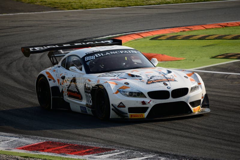 Blancpain Series 2015 BMW Z4 a Monza immagine stock