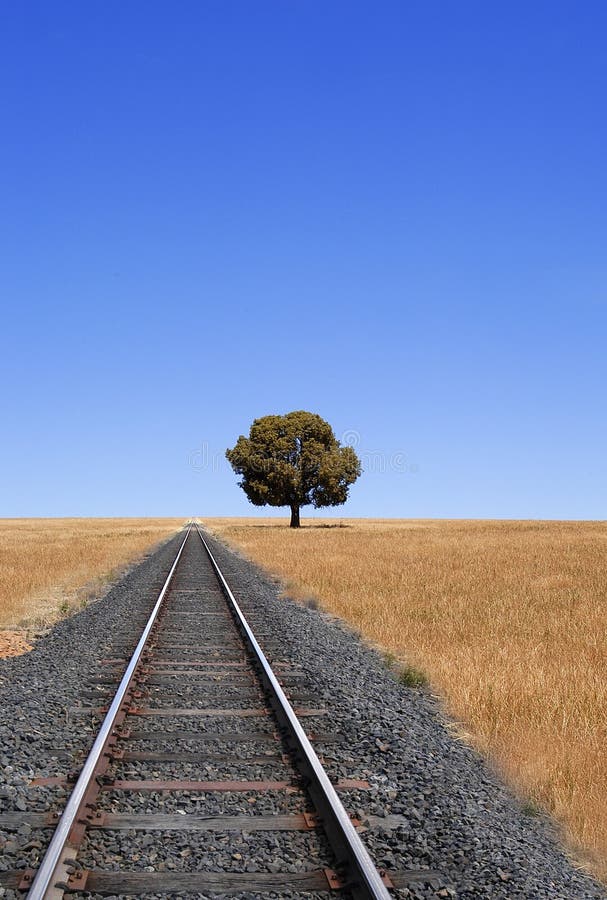 Serien-Spuren und Horizont stockbild Serien-Spuren und Horizont stockbild