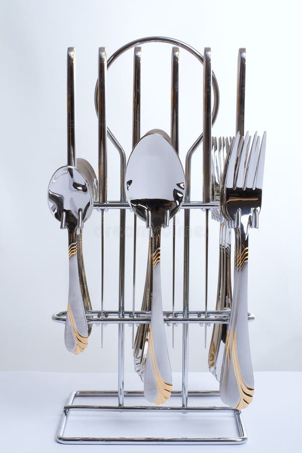 Series of images of kitchen ware. Plug and spoon