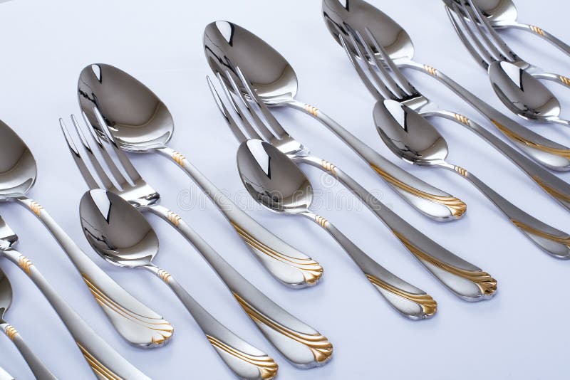 Series of images of kitchen ware. Plug and spoon